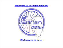 Tablet Screenshot of crawfordcountycentral.com